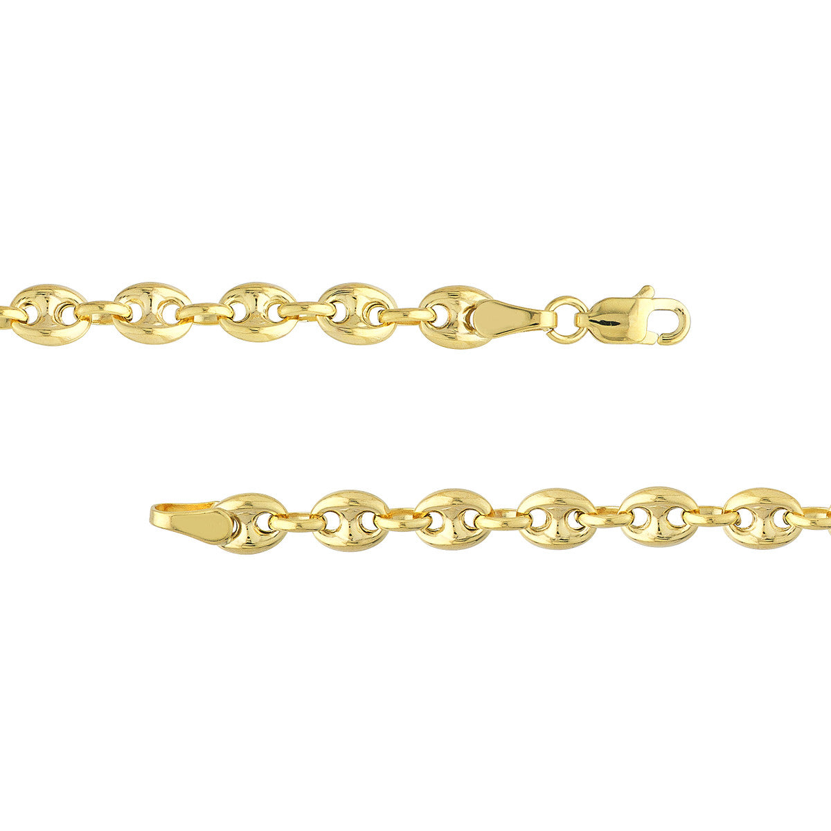 SAILOR Puffed Mariner Gold Chain 4.5mm