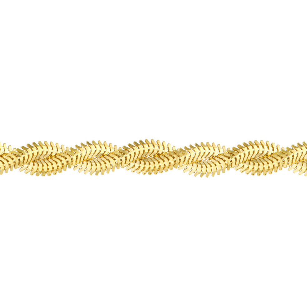 SNAKE Braided Chain Bracelet