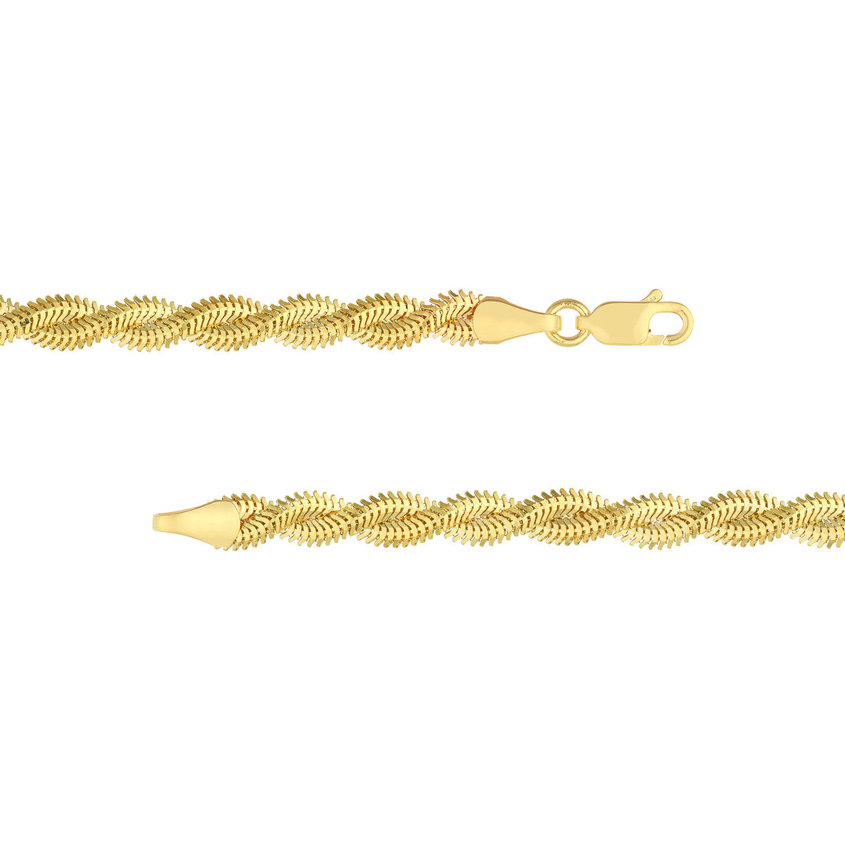 SNAKE Braided Chain Bracelet