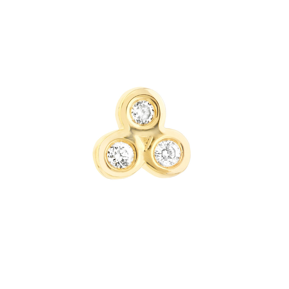 TRINITY Diamond Triangle Studs