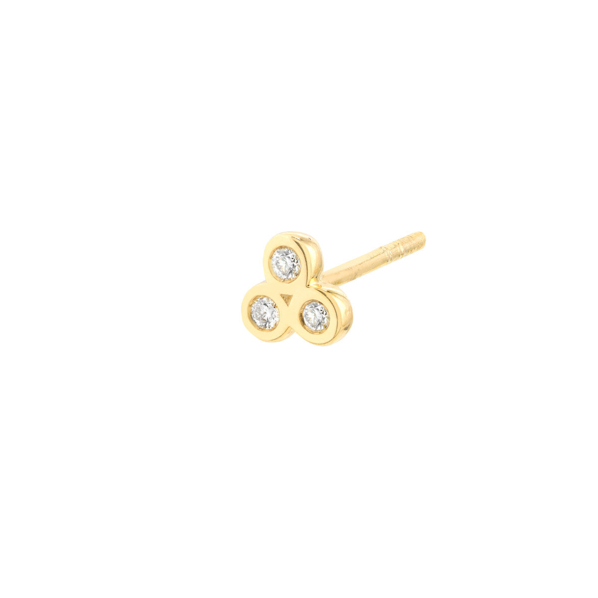 TRINITY Diamond Triangle Studs