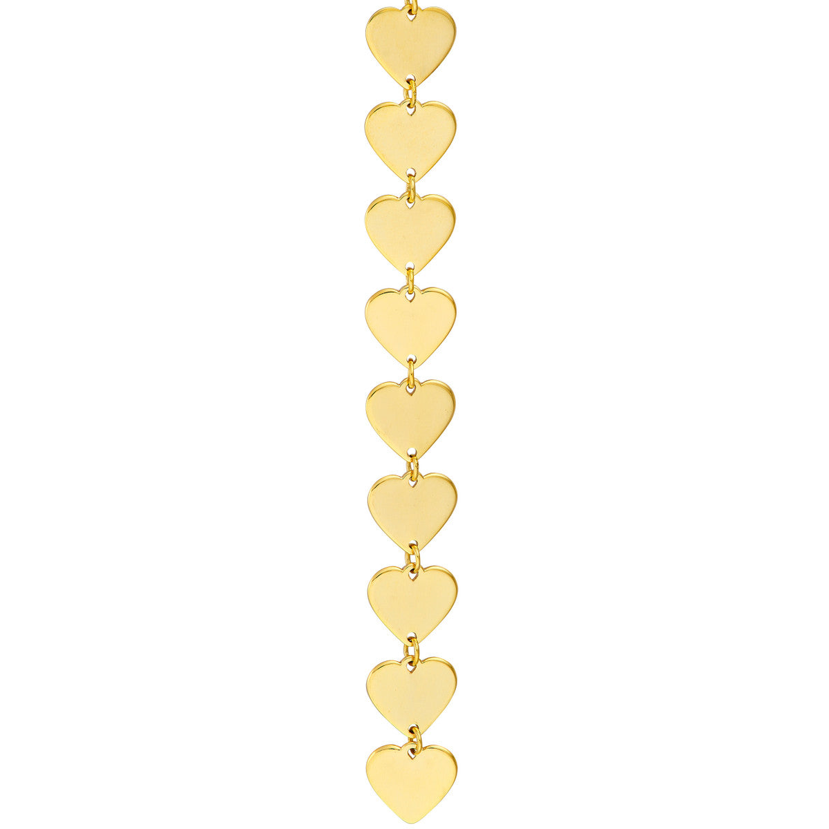 HEART Chain Line Earrings