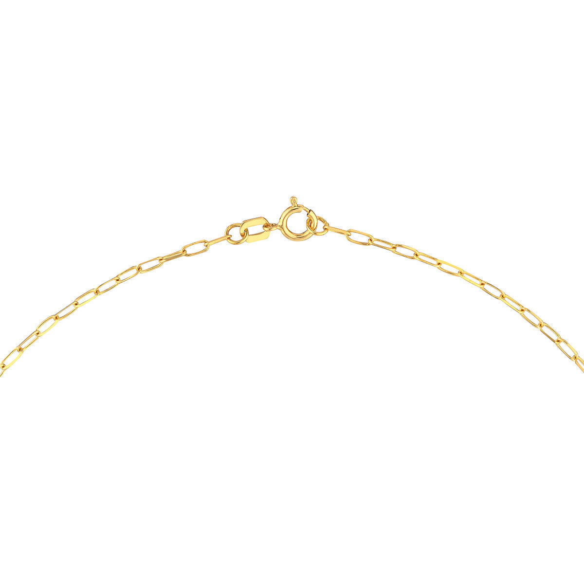 HEART Pendant on Paper Clip Chain
