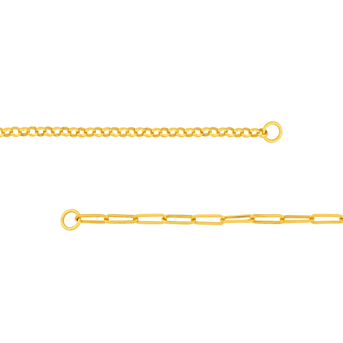 CHARMED Paper Clip + Rolo Split Chain