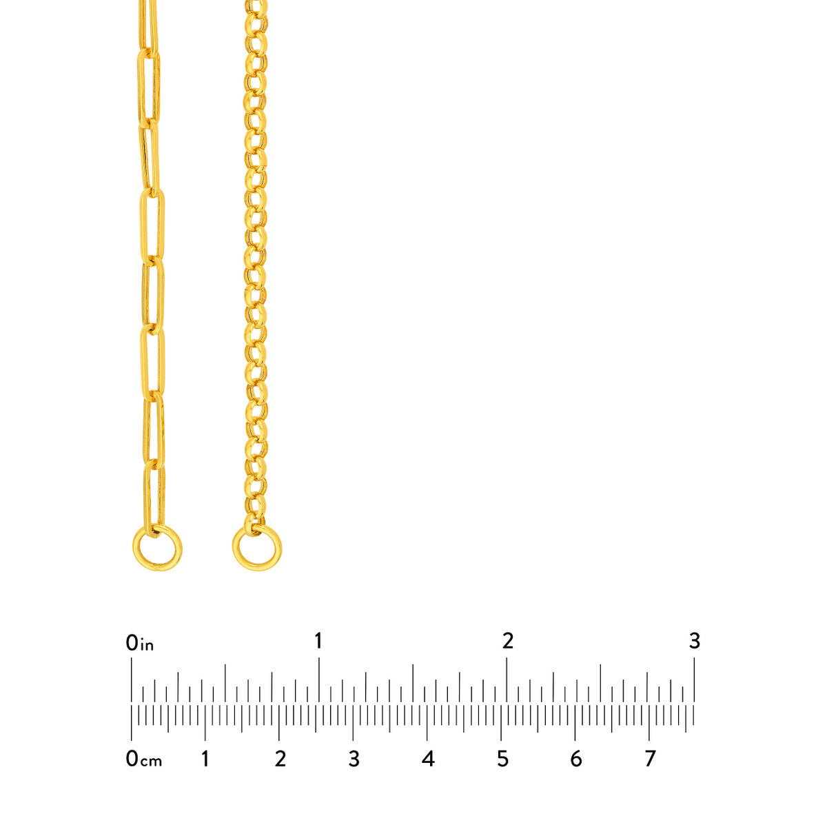 CHARMED Paper Clip + Rolo Split Chain