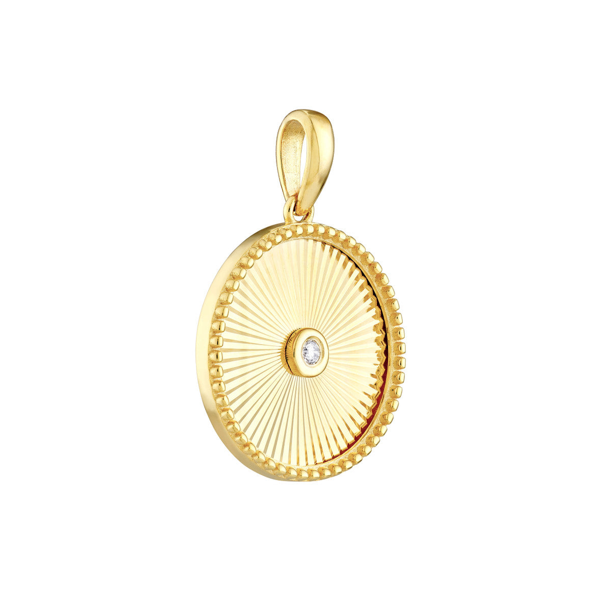 RADIANT Diamond Disc Pendant