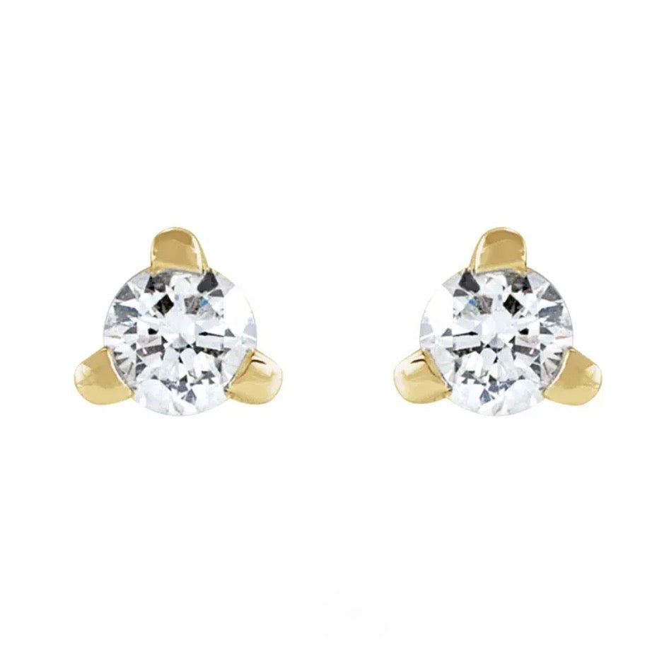 COMFORT Diamond Flat Back Baby Studs