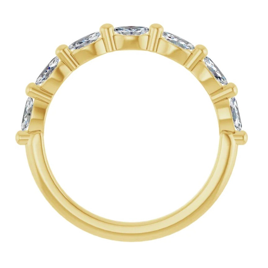 CLASSIC Floating Marquise Diamond Band