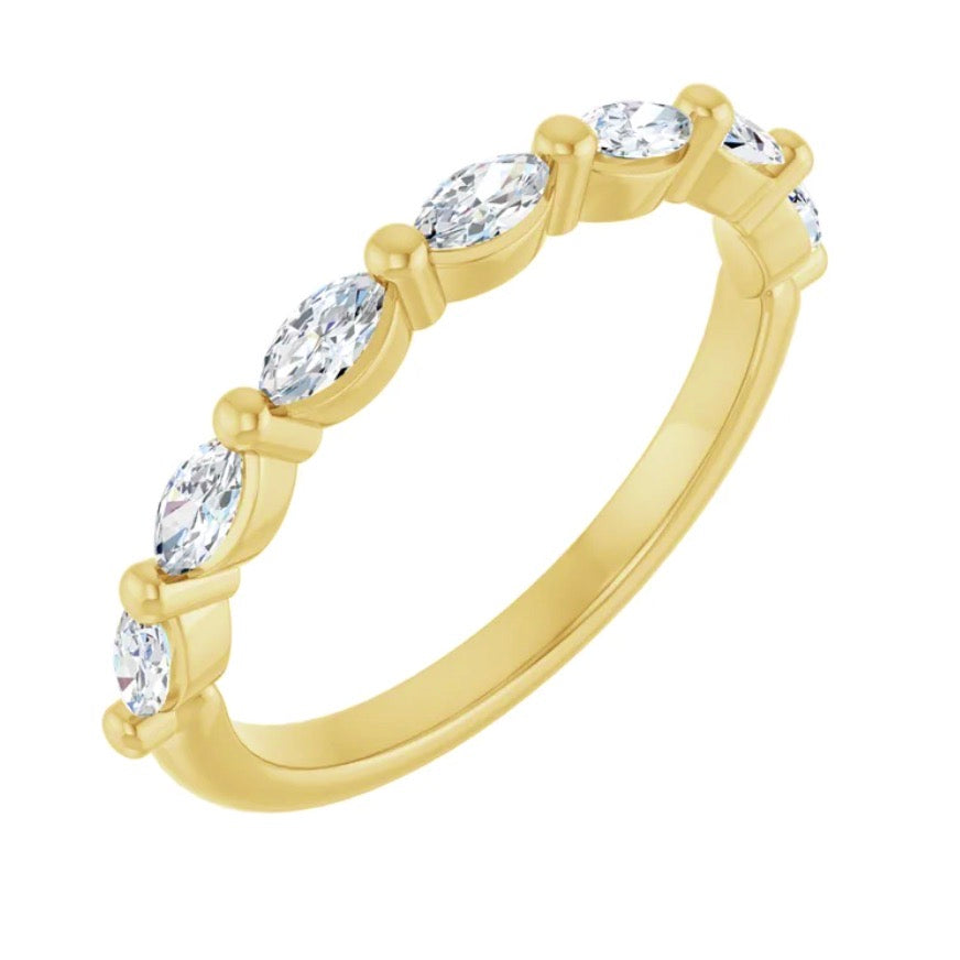 CLASSIC Floating Marquise Diamond Band