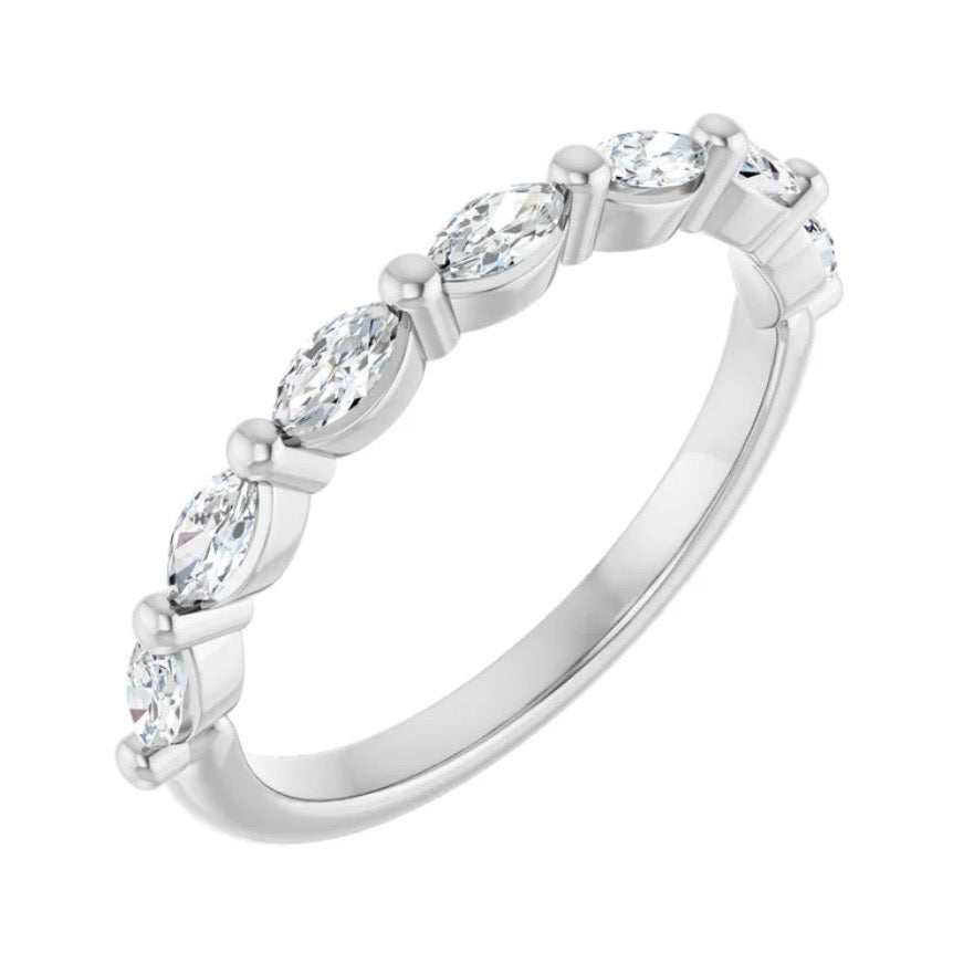 CLASSIC Floating Marquise Diamond Band