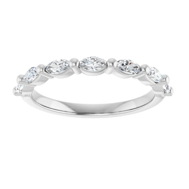 CLASSIC Floating Marquise Diamond Band