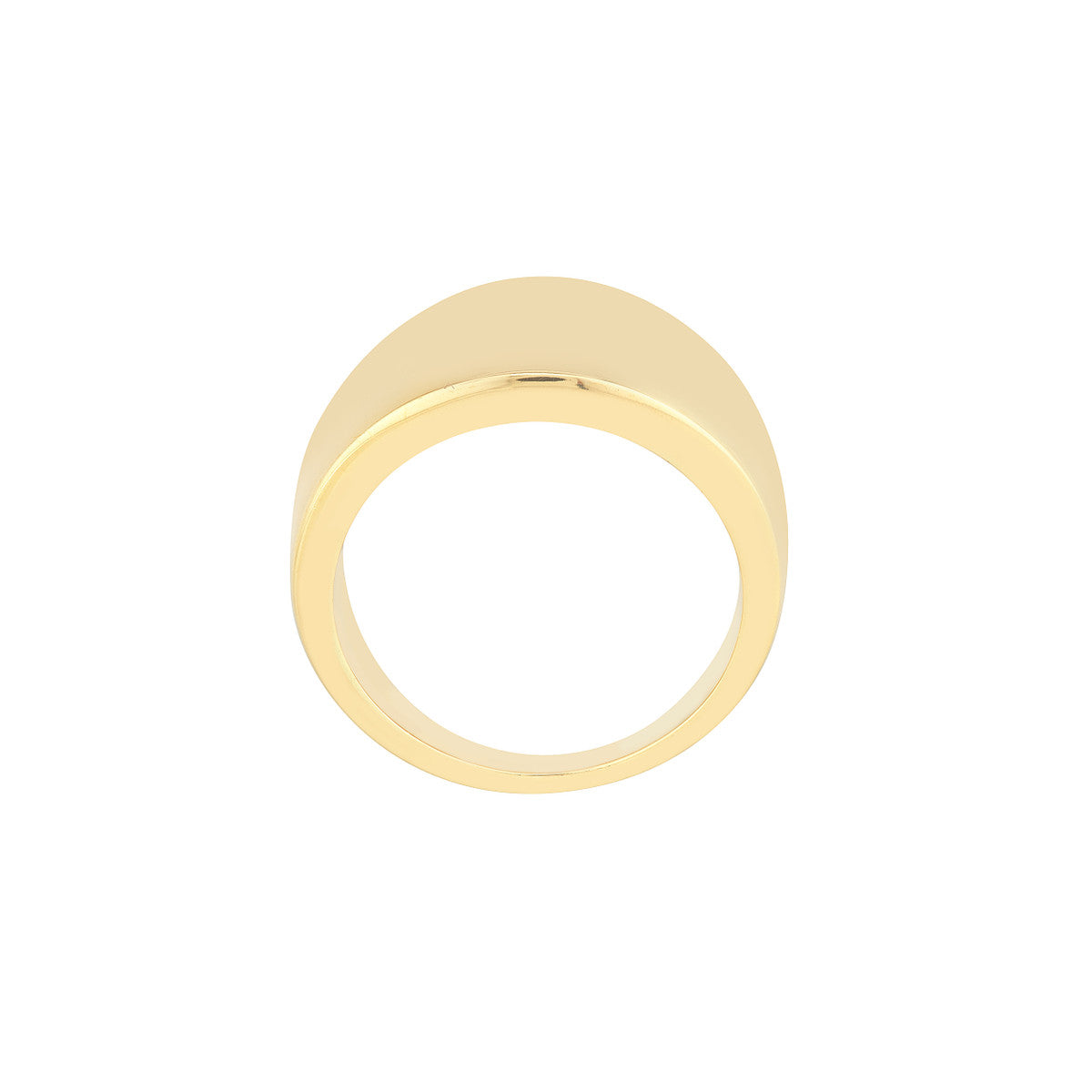 BUBBLES Wide Signet Ring