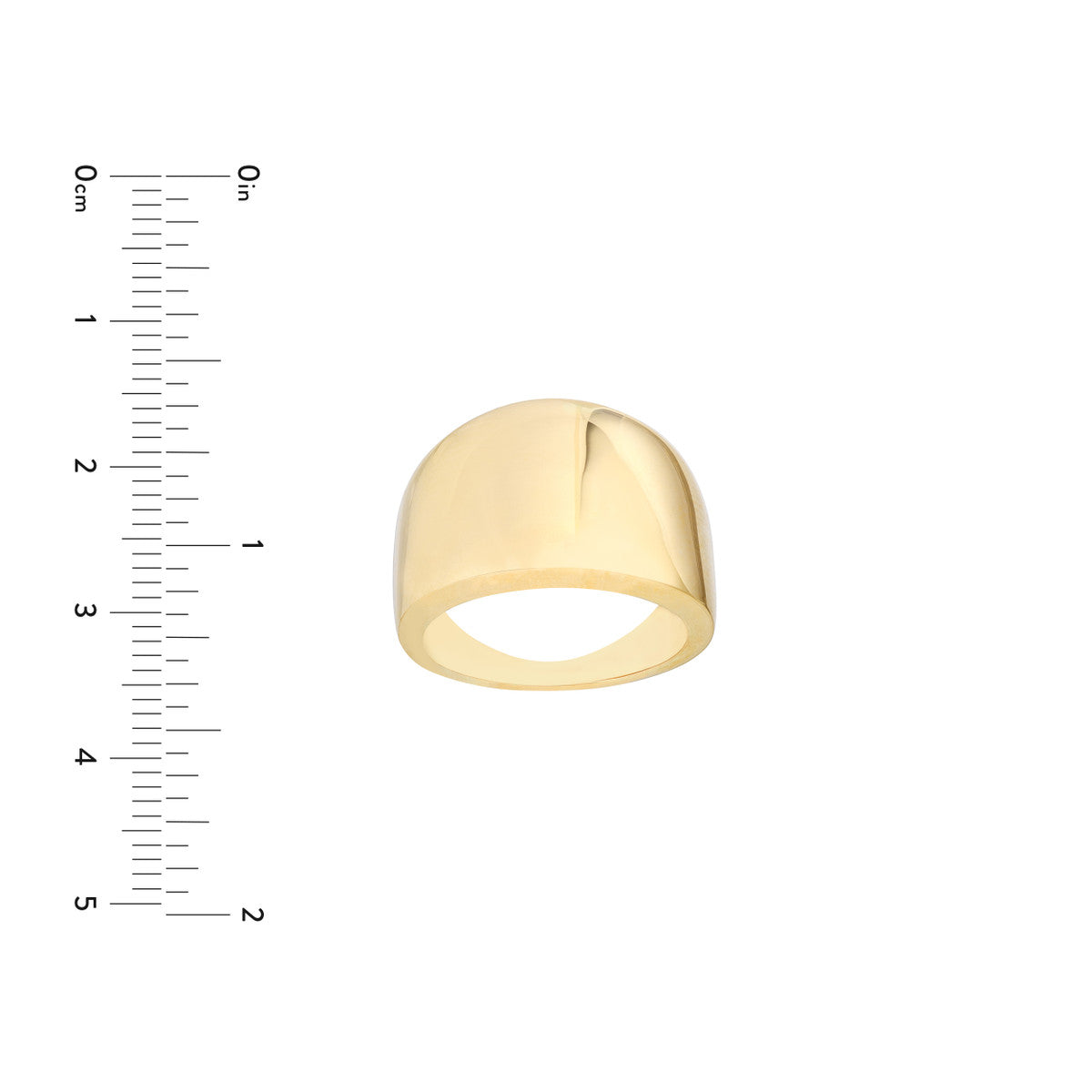 BUBBLES Wide Signet Ring