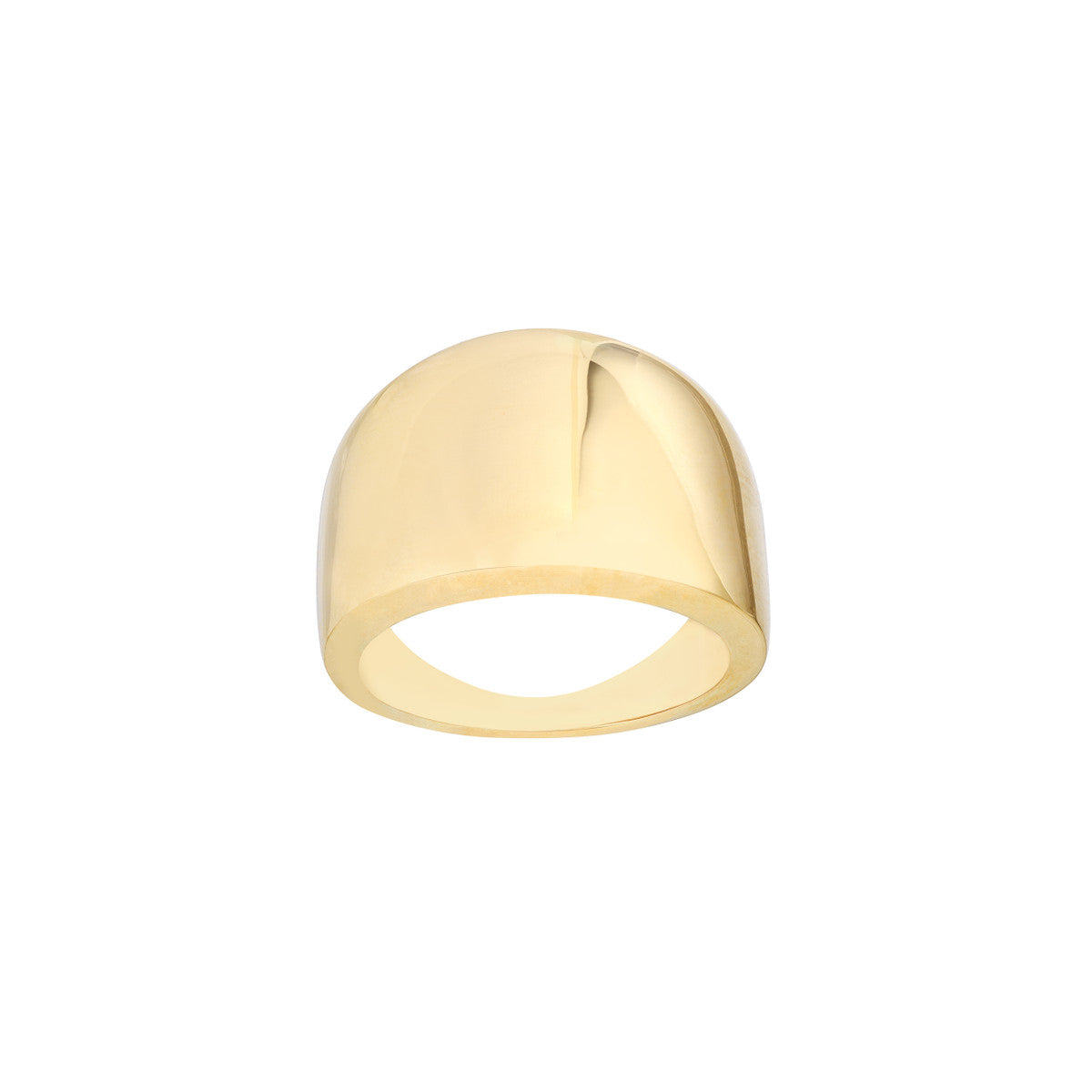 BUBBLES Wide Signet Ring
