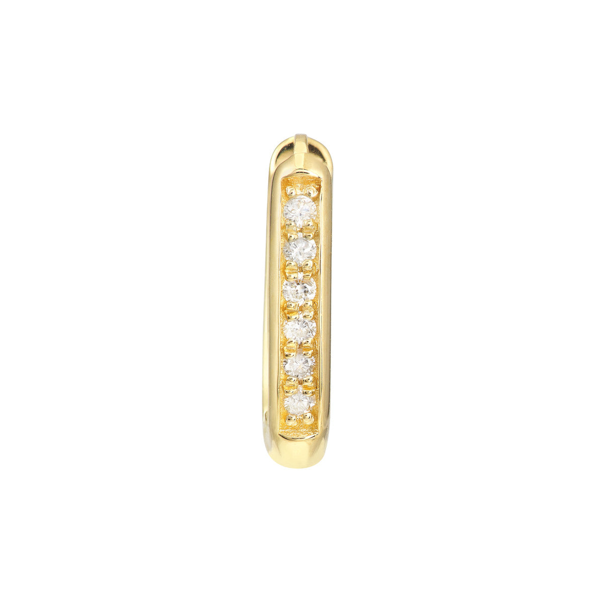 CHANNEL Diamond Hoops - Small