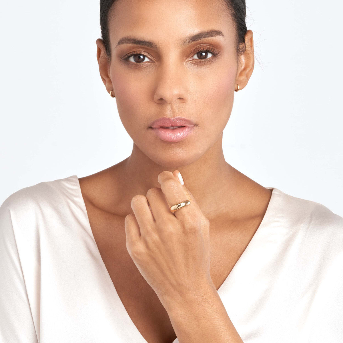 BUBBLES Wide Domed Ring
