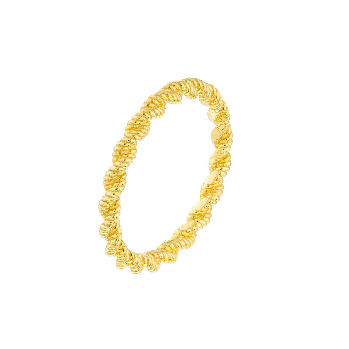 INTERTWINED Tight Twist Cable Eternity Band