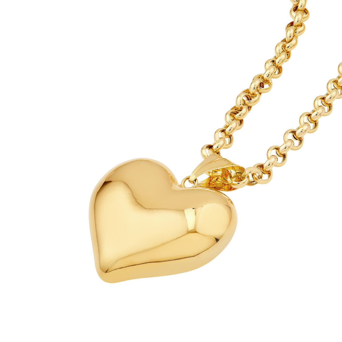HEART Extra Large Puff Pendant