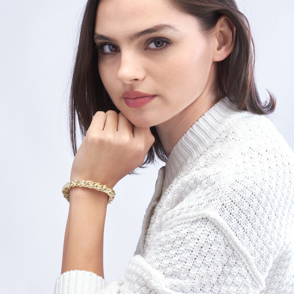 CLASSIC Cable Twist Chain Bracelet