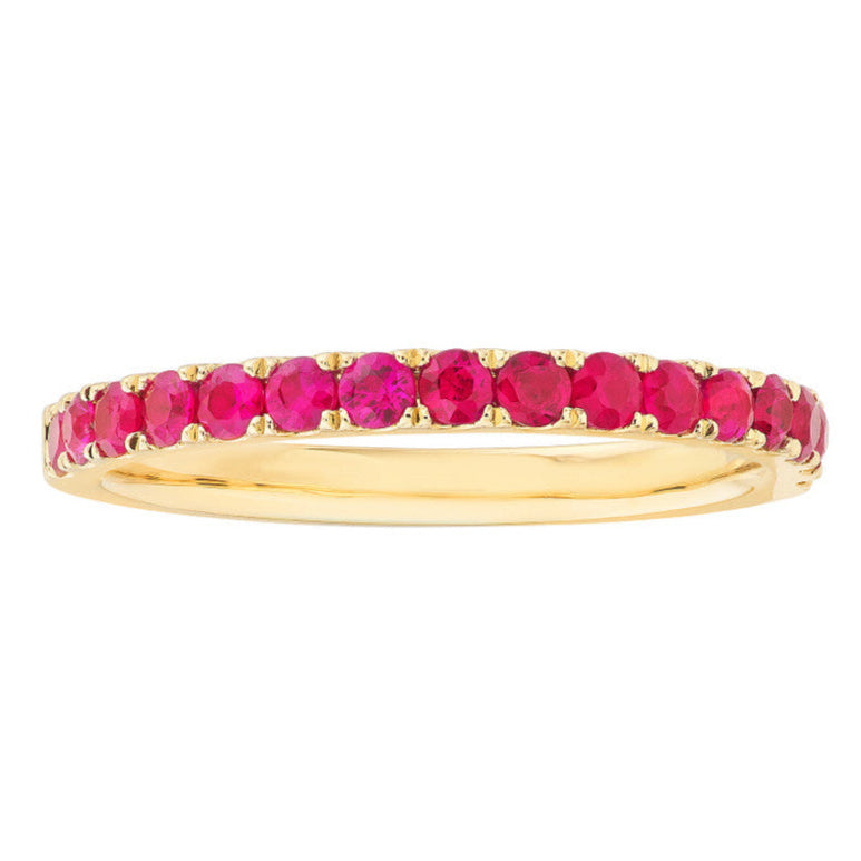 LOVE STACK Ruby Ring