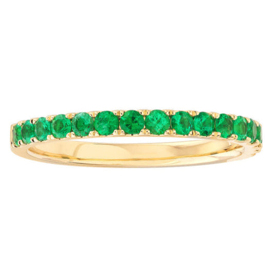 LOVE STACK Emerald Ring