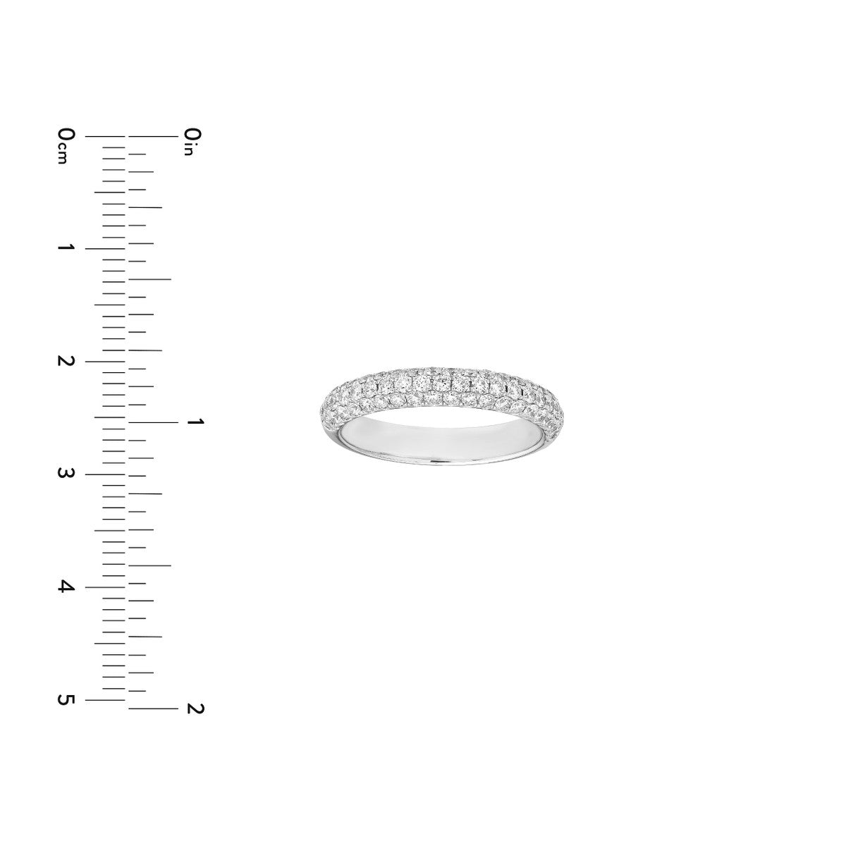CLASSIC Diamond Pave Band