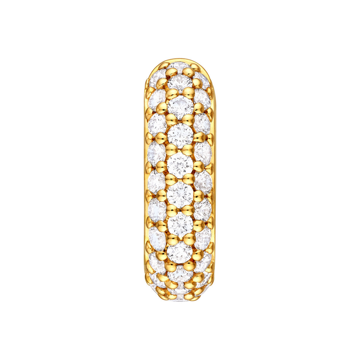 CLASSIC Squared Pave Huggies