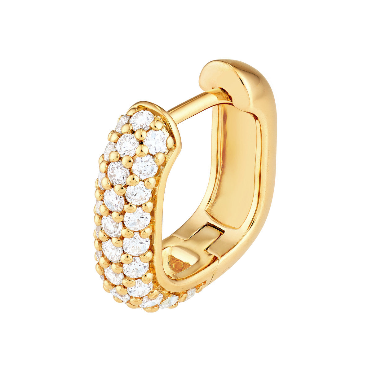 CLASSIC Squared Pave Huggies