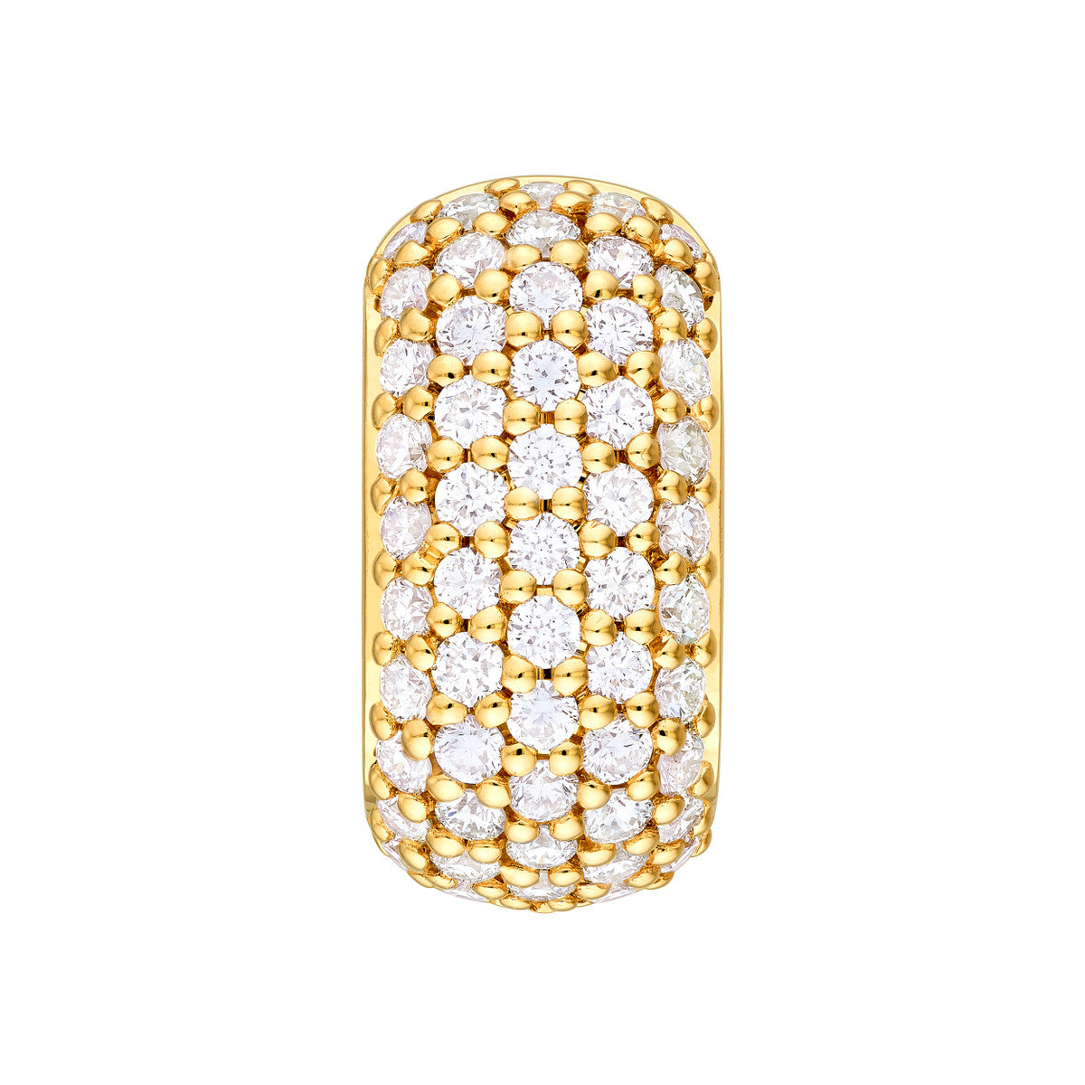 Wide Pave Huggies