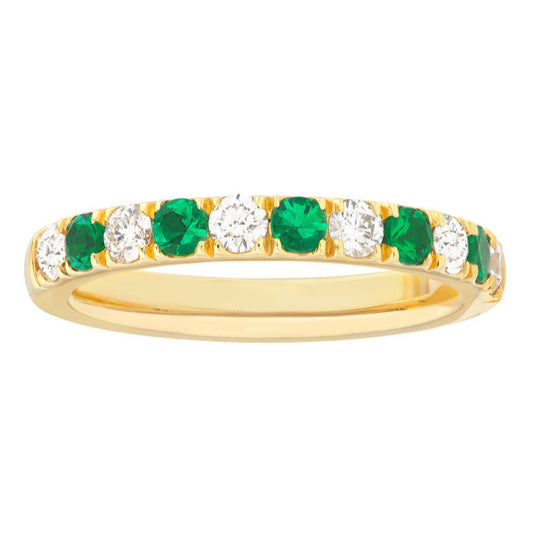 LOVE STACK Emerald + Diamond Stack Band