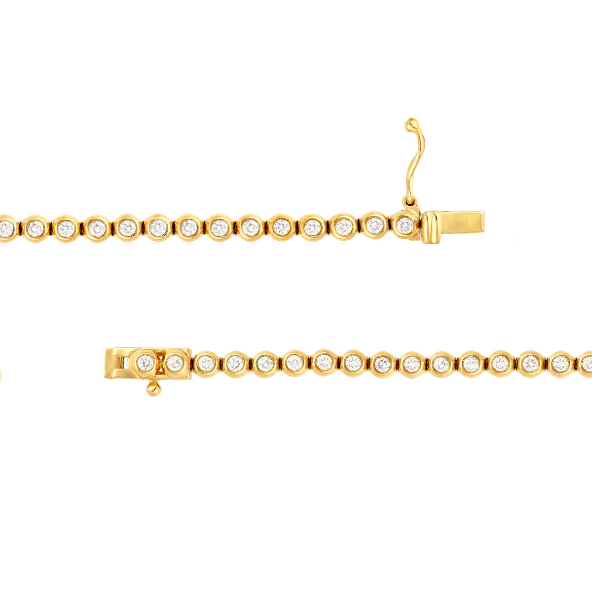CLASSIC Diamond Bezel Tennis Bracelet - Slim