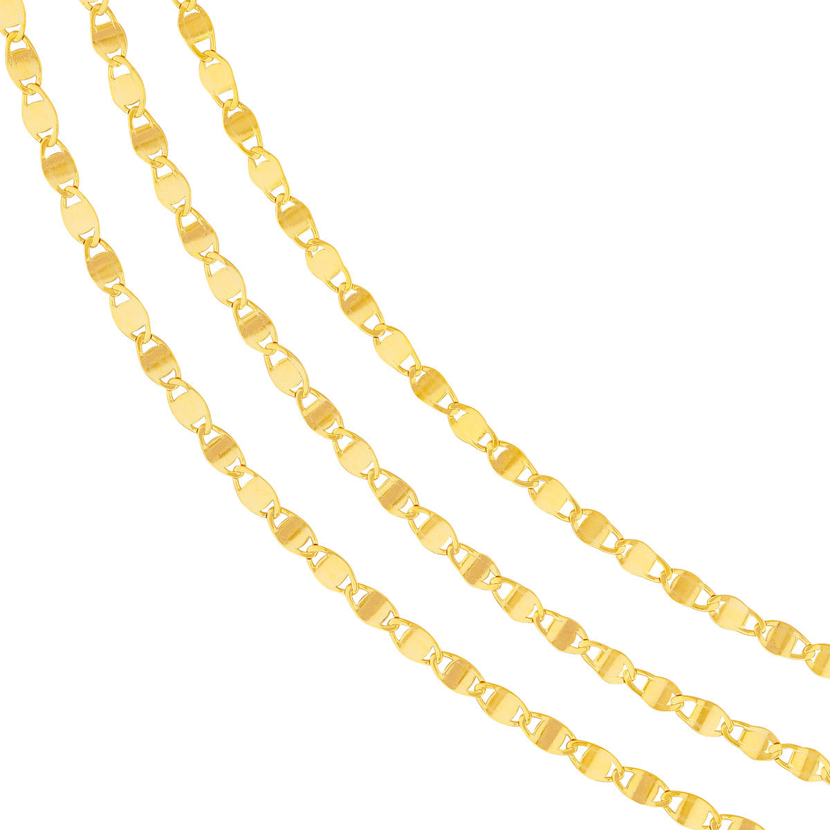 SHIMMER Triple Strand Necklace