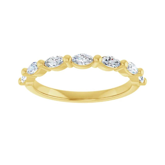 CLASSIC Floating Marquise Diamond Band