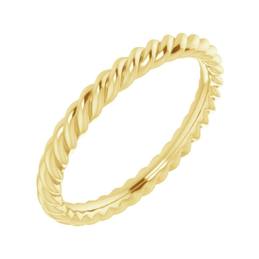 INTERTWINED Rope Eternity Band