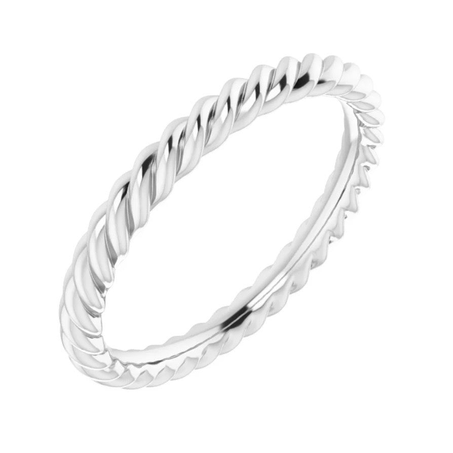 INTERTWINED Rope Eternity Band