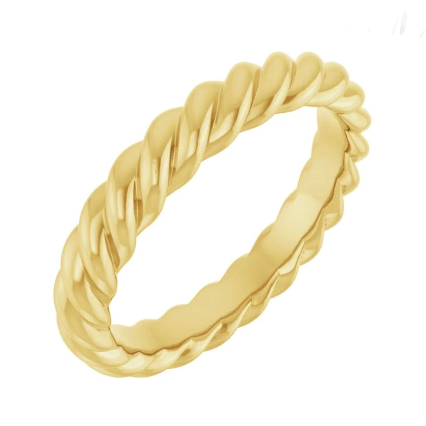 INTERTWINED Rope Eternity Band - 3.5mm