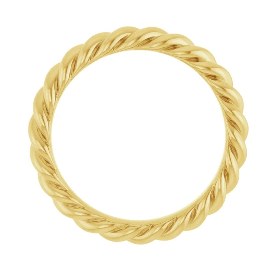 INTERTWINED Rope Eternity Band - 3.5mm