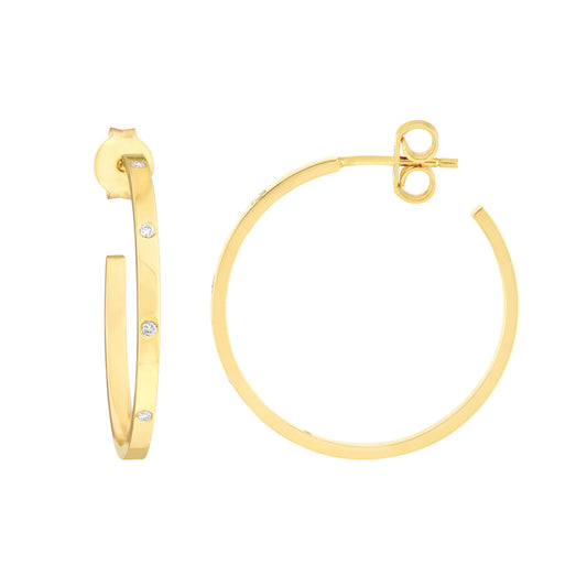 RIVER Flush Set Diamond Square Tube Hoops