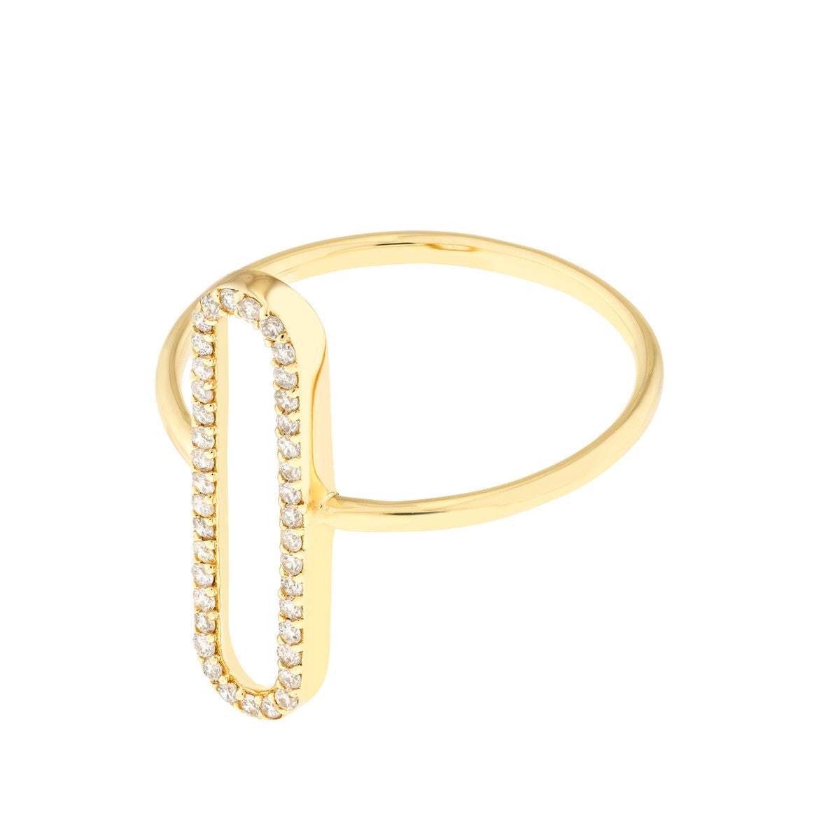 OPEN Diamond Loop Ring