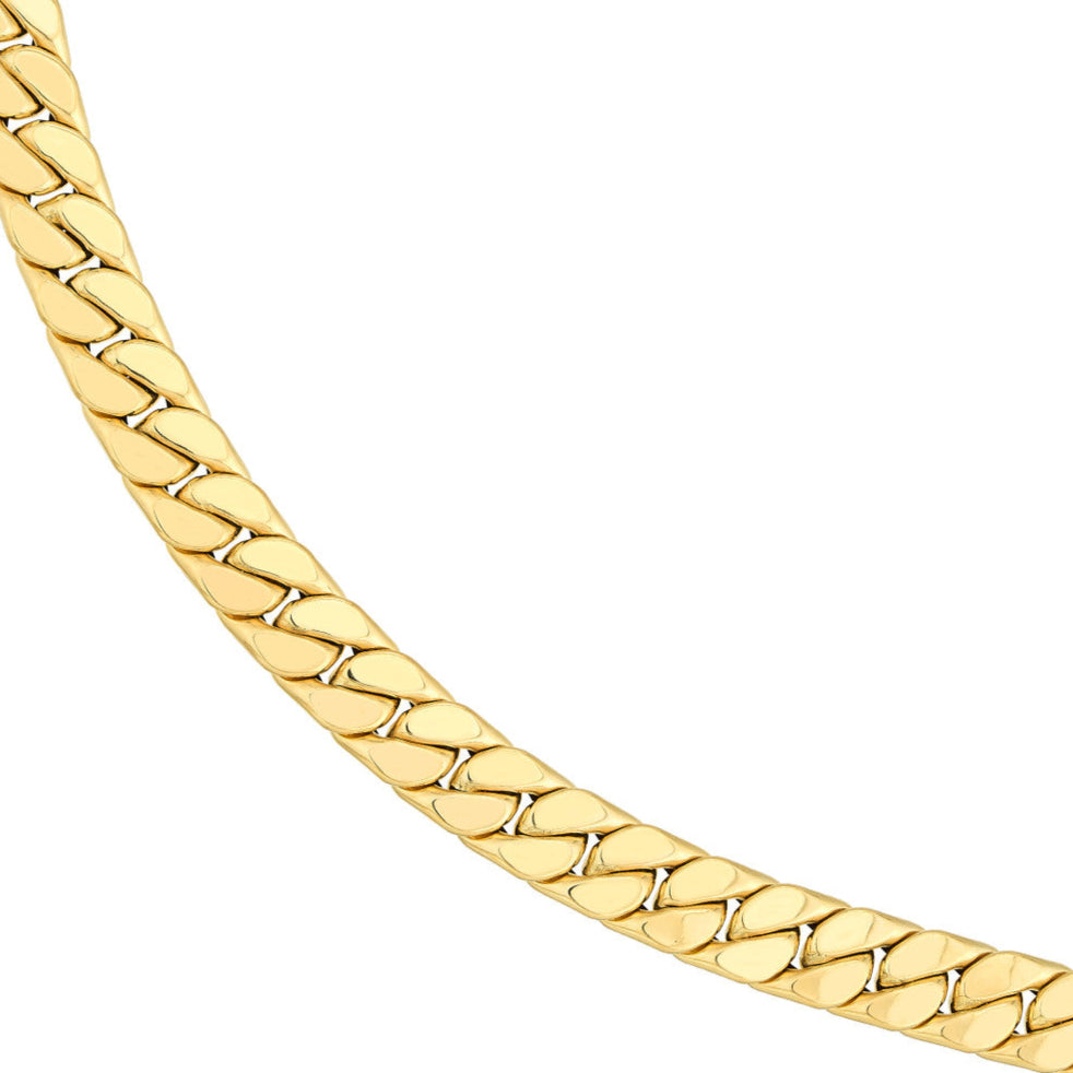 CLASSIC Polished Flat Curb Chain