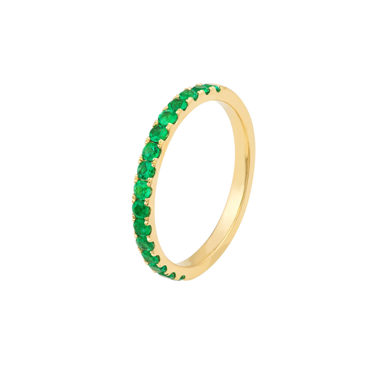 LOVE STACK Emerald Ring