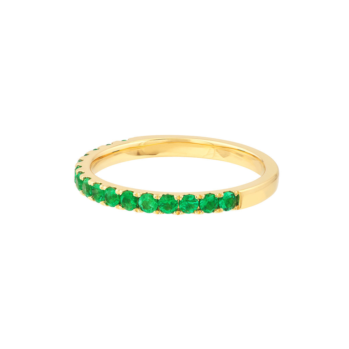 LOVE STACK Emerald Ring