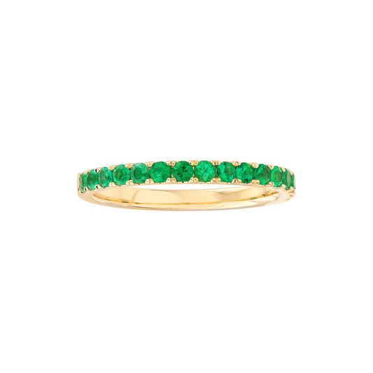 LOVE STACK Emerald Ring