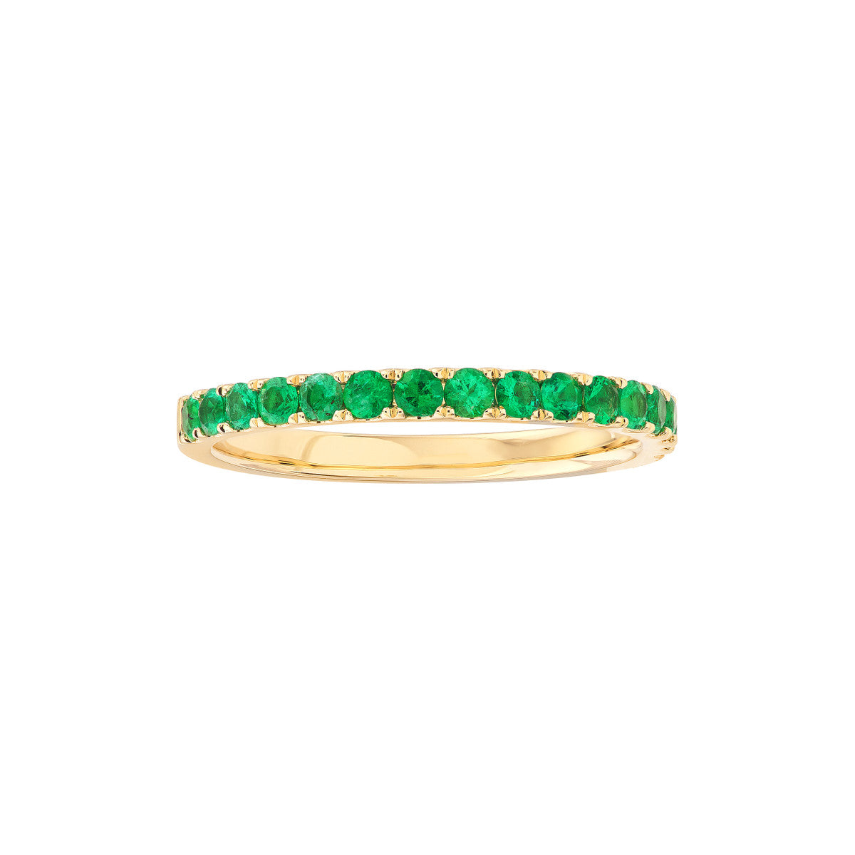 LOVE STACK Emerald Ring