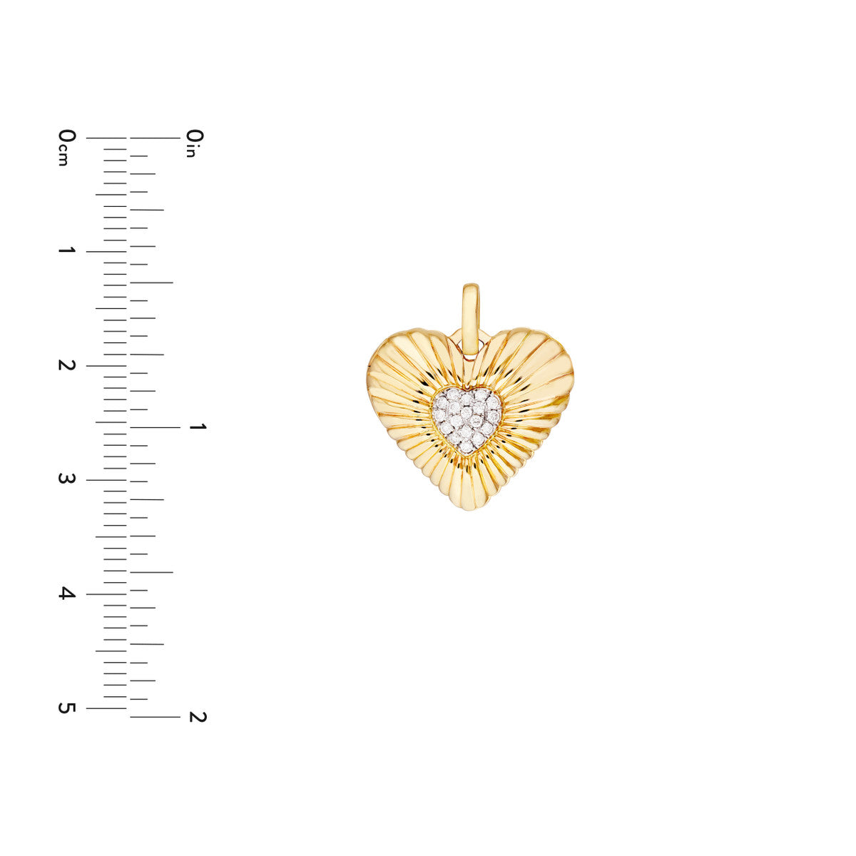 RADIANT Heart Pave Diamond Locket