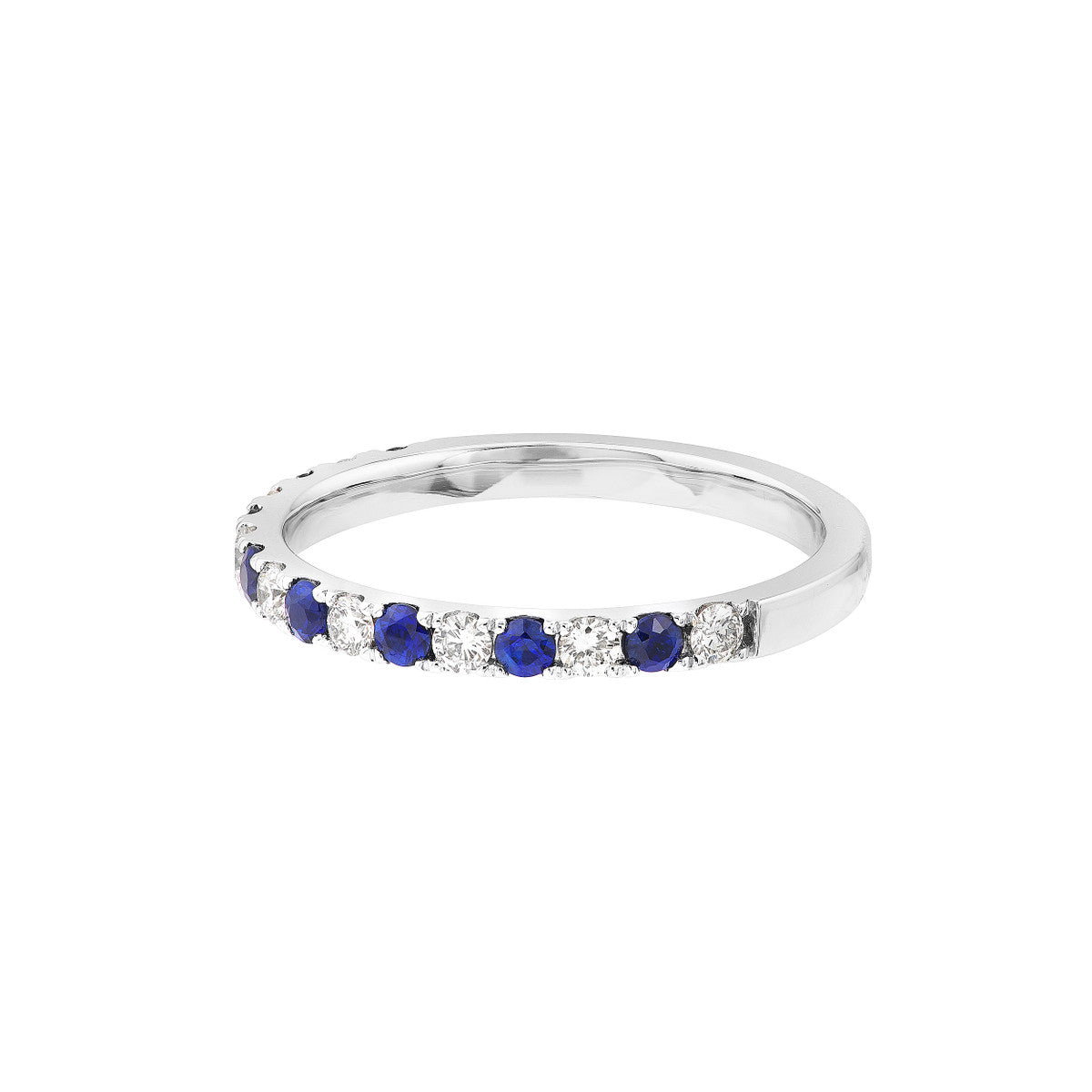 LOVE STACK Sapphire + Diamond Stack Band