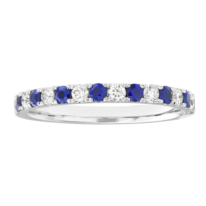 LOVE STACK Sapphire + Diamond Stack Band