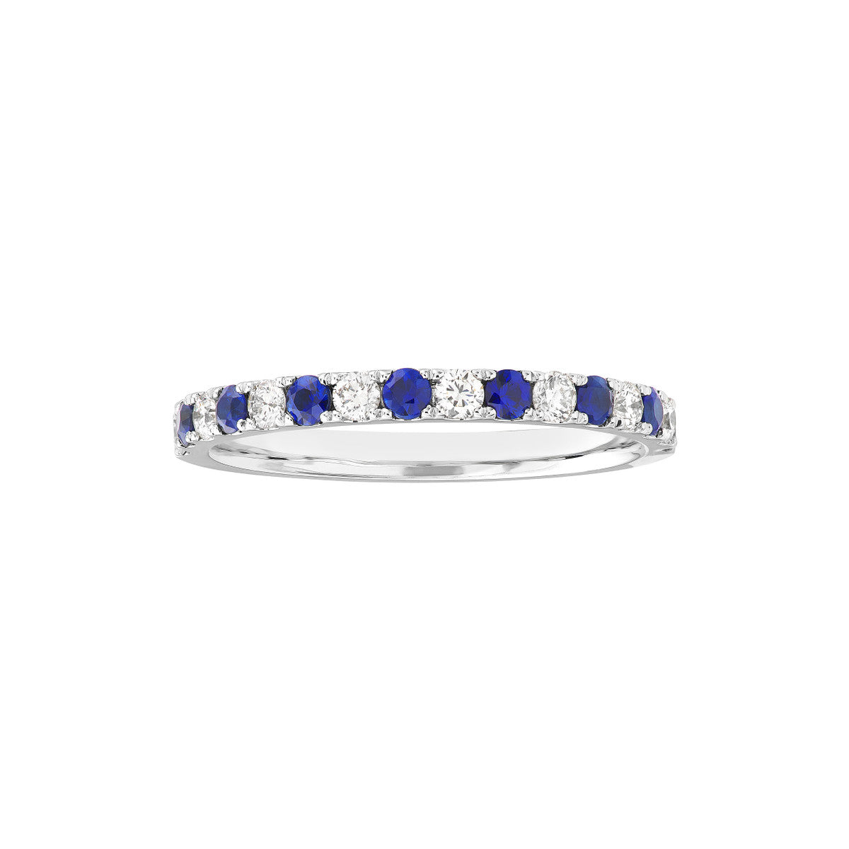 LOVE STACK Sapphire + Diamond Stack Band