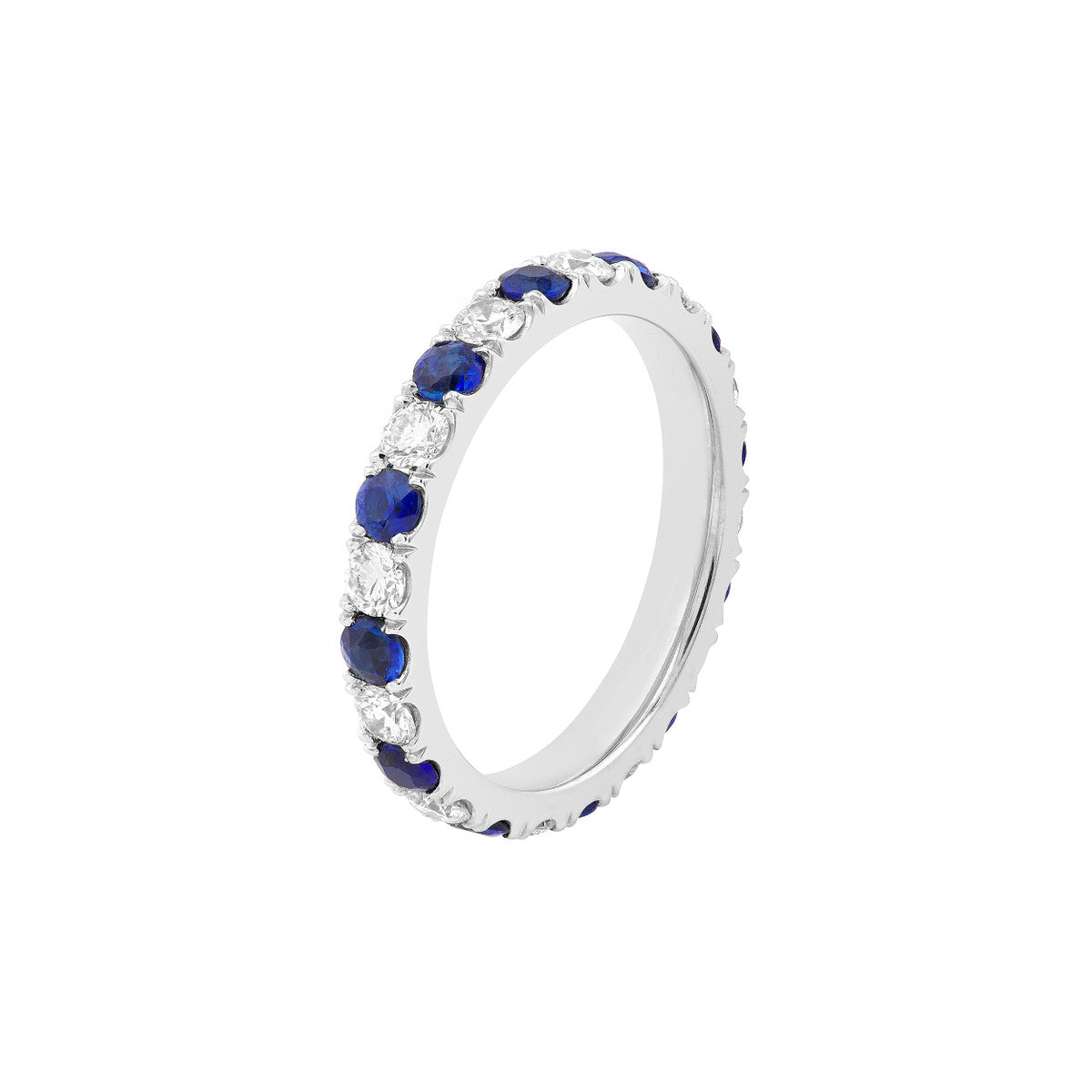 ETERNITY Sapphire + Diamond Eternity Band