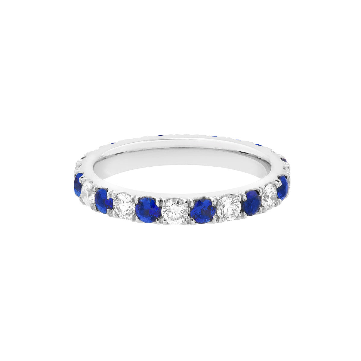 ETERNITY Sapphire + Diamond Eternity Band